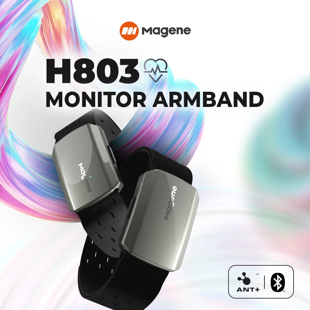 Wrist Wraps Fitness - Magene H803 Herzfrequenz-Armband-Monitor Dual Mode Bluetooth