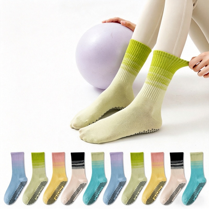 Yoga In Fitness - Dreamlikelin 1 Paar Damen-Yoga-Socken, Wadenlange Socken