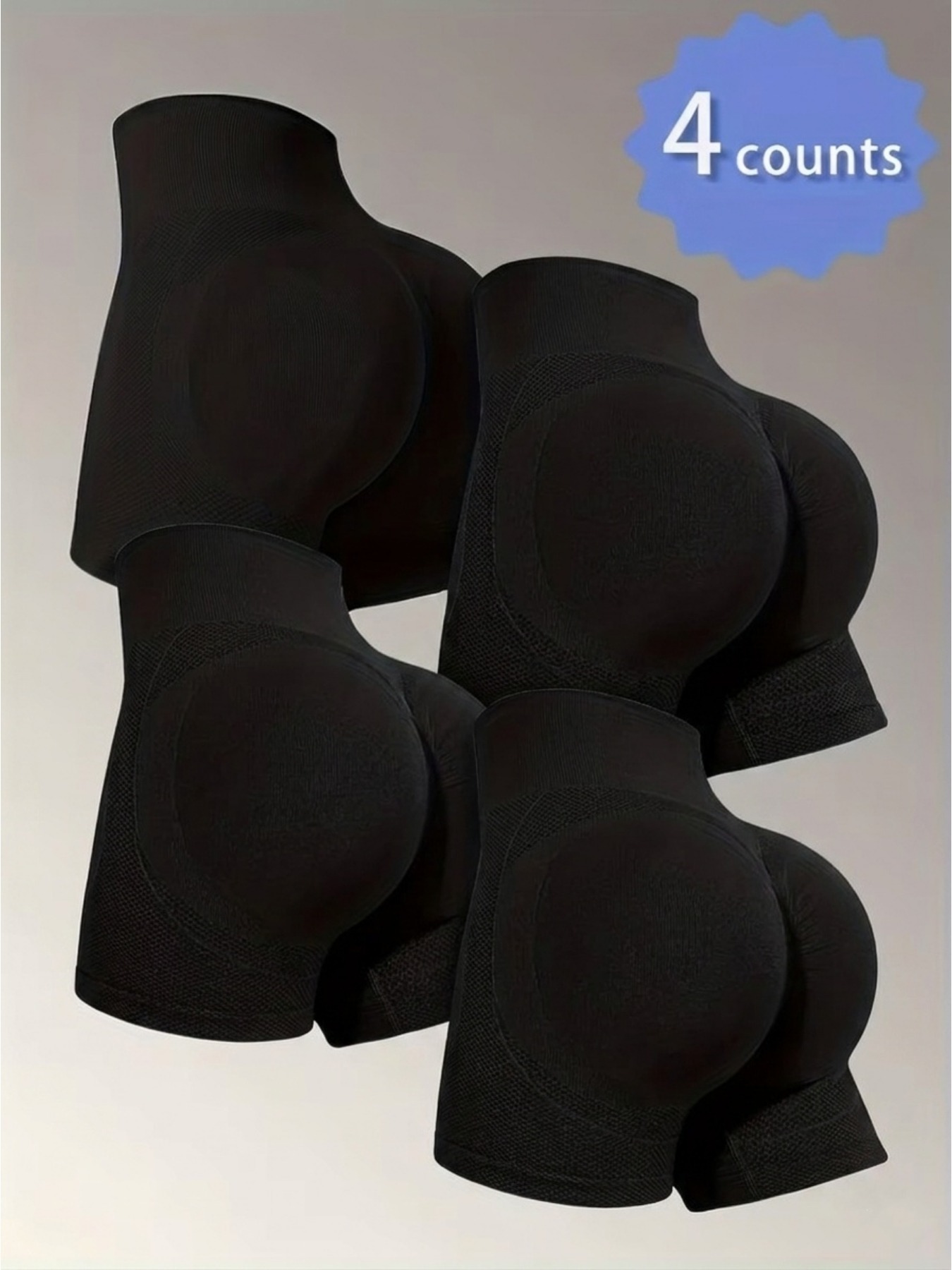 Yoga Update Fitness - 4er-Pack Verbesserte Version Damen Po-Lifting Formende