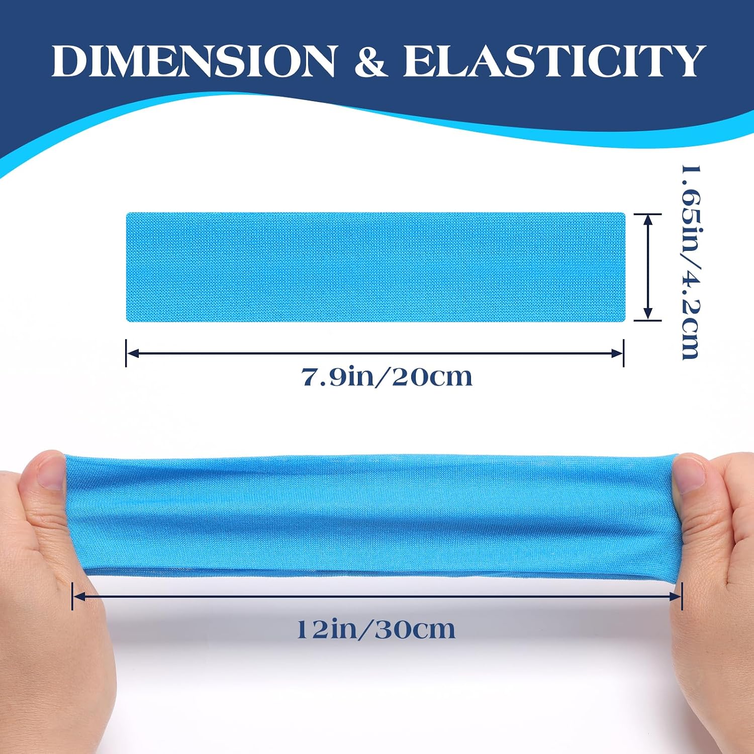 30 Stück einfarbige Stirnbände – Stretch Strap Yoga Bewertung und Preis