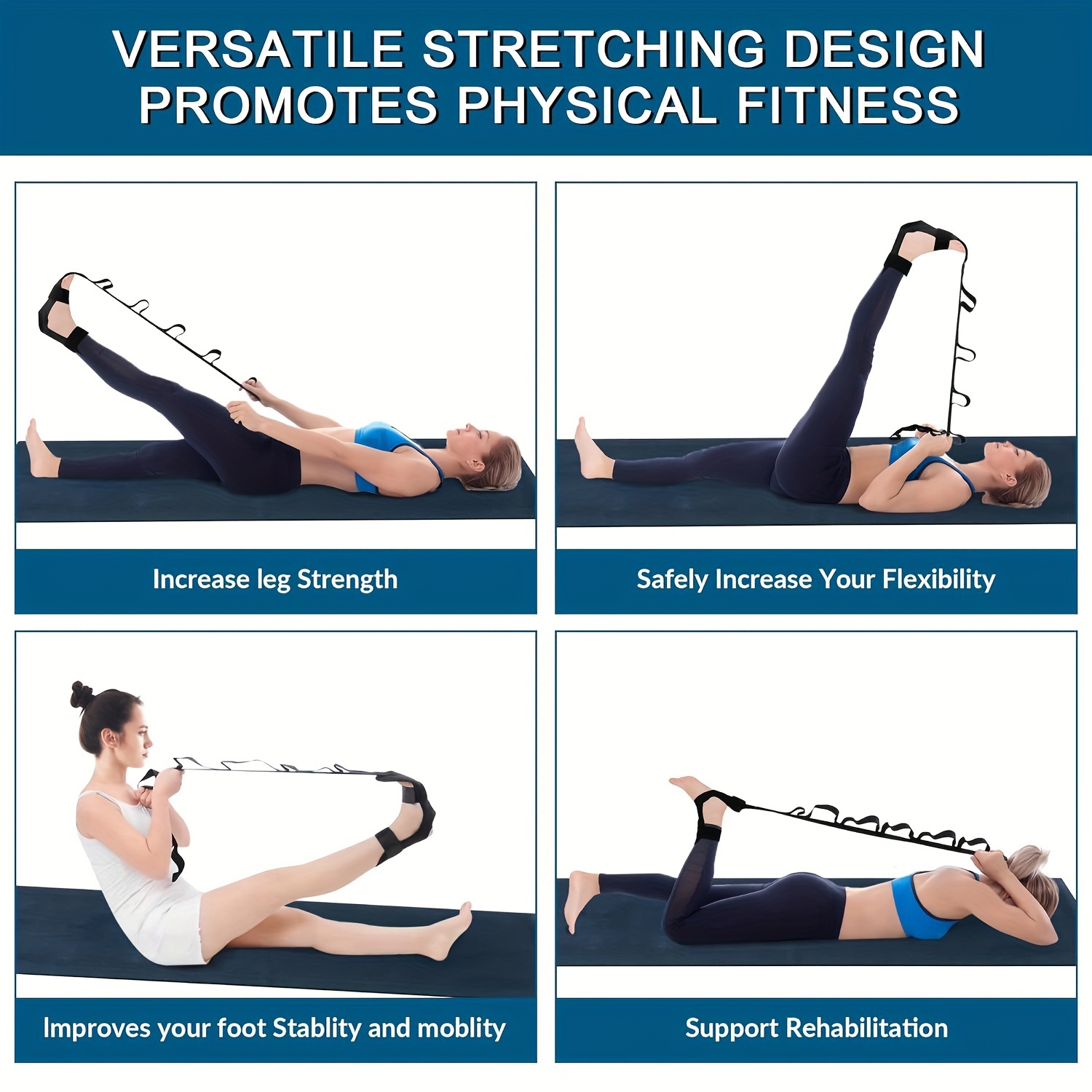 Segmentierter Yoga-Stretchgurt – Stretch Strap Yoga Bewertung und Preis